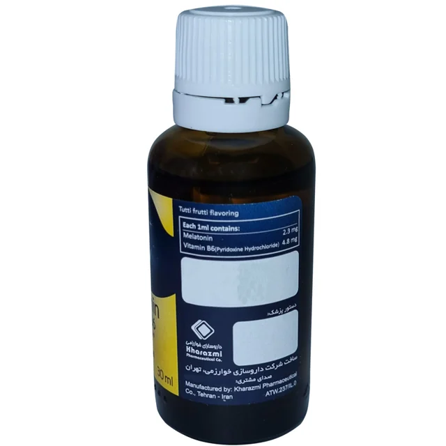 قطره ملاتونین ویتامین ب 6 خوارزمی -30 میلی لیتر 101562490