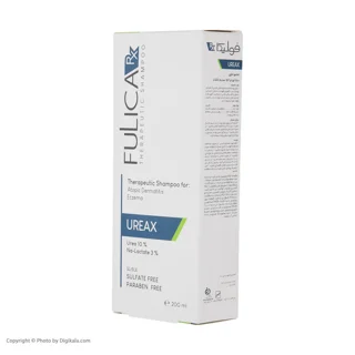 شامپو ضد شوره مو بدون سولفات فولیکا مدل ureax مناسب انواع مو حجم 200 میلی لیتر 101562882