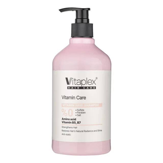 شامپو مو ویتاپلکس مدل Vitamin Care 01 حجم 500 میلیلیتر مناسب موهای خشک و معمولی، نرمکنند 102705185
