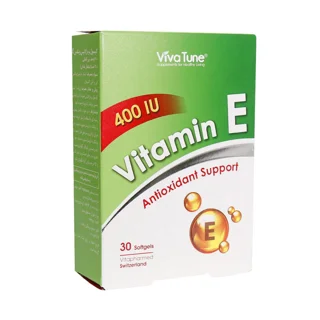 کپسول نرم ژلاتینی ویتامین E 400 واحد ویوا تیون بسته 30 عددی 102861639