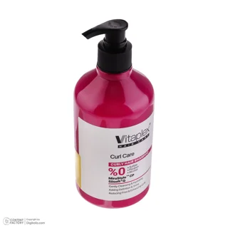 شامپو مو فر ویتاپلکس مدل Curl Care حجم 500 میلی‌لیتر، تقویت‌کننده، مرطوب‌کننده، لطافت‌بخش، 102705139