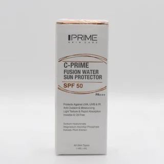 فلوئید ضدآفتاب بی‌رنگ پرایم SPF50 مدل C-Prime Fusion Water مناسب انواع پوست، حجم 40 میلی‌ل 101561599