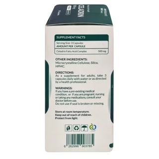 کپسول تقویت استخوان و مفاصل نیچرز پلنتی مدل Celadrin 500 میلی گرم بسته 30 عددی، ضد التهاب  101552047