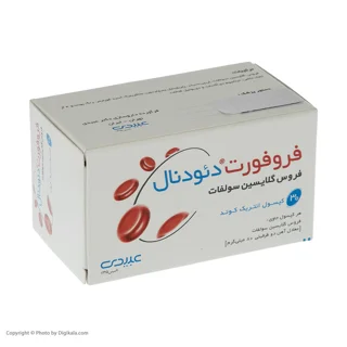 کپسول فروفورت دئودنال عبیدی بسته 30 عددی 102716716