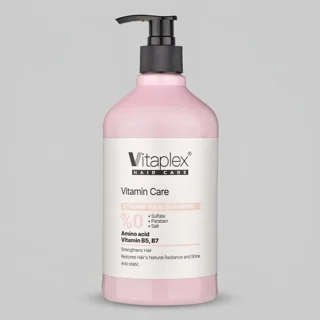 شامپو مو ویتاپلکس مدل Vitamin Care 01 حجم 500 میلی‌لیتر مناسب موهای خشک و معمولی، نرم‌کنند 102705183