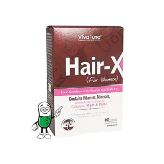 مکمل غذایی تقویت و حفظ سلامت مو بانوان ویوا تون مدل Hair-X با کلاژن هیدرولیز شده، ویتامین‌ 101542268