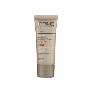 کرم ضد آفتاب و ضد چروک بی رنگ پرایم مدل Matex Colorless SPF50 مناسب انواع پوست حجم 40 میلی 101561547