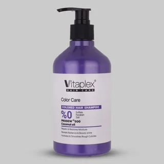 شامپو تثبیت کننده رنگ مو ویتاپلکس مدل CC01 حجم 500 میلی‌لیتر، مناسب موهای رنگ شده، آسیب دی 102705699