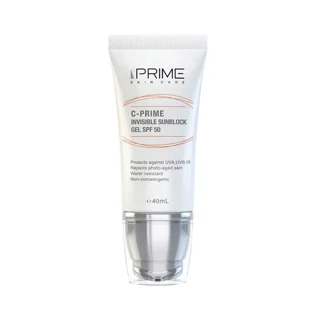 ژل ضد آفتاب بدون رنگ پرایم spf50 مدل vitaminc محافظ UVA،UVB مناسب برای انواع پوست حجم 40 م 101561699