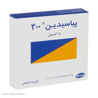 کپسول پیاسیدین 300 رازک بسته 15 عددی 101542242