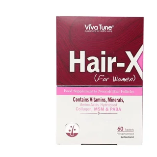 مکمل غذایی تقویت و حفظ سلامت مو بانوان ویوا تون مدل Hair-X با کلاژن هیدرولیز شده، ویتامین‌ 101542267