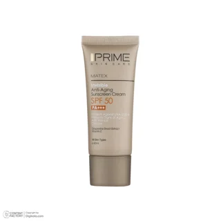 کرم ضد آفتاب و ضد چروک بی رنگ پرایم مدل Matex Colorless SPF50 مناسب انواع پوست حجم 40 میلی 101561553