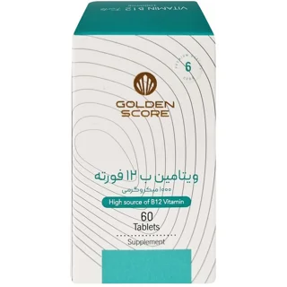 قرص ب 12 فورته گلدن اسکور بسته 60 عددی 102907052