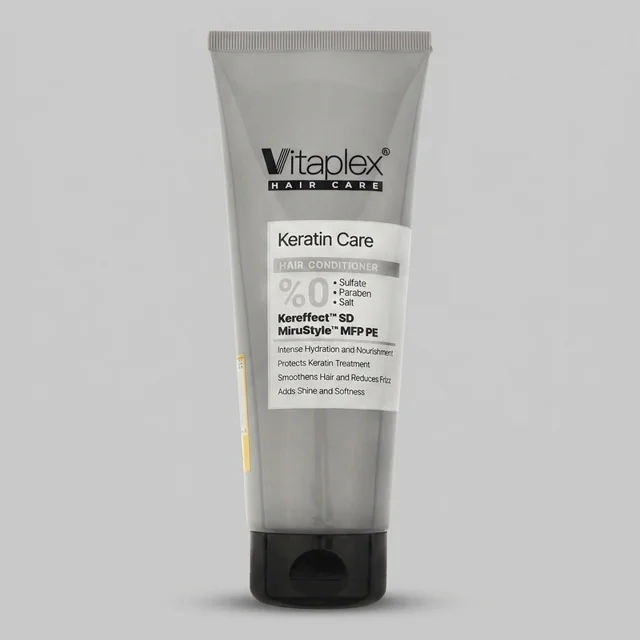 نرم‌کننده مو ویتاپلکس مدل Keratin Care حجم 250 میلی‌لیتر