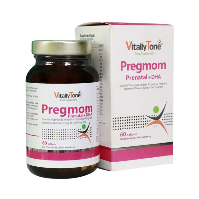 کپسول پرگمام + دی اچ ای ویتالی تون بسته 60 عددی 102773982